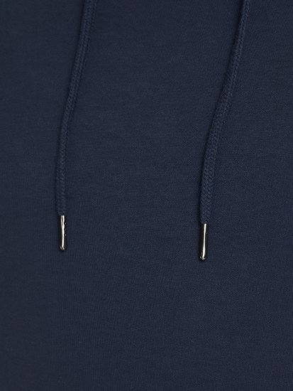 Jack & Jones Basic Sweat Hood Navy Blazer - Суичъри & cуичъри с качулка - мъжки суичъри големи размери