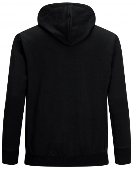 Jack & Jones Basic Hoodie Black - Суичъри & cуичъри с качулка - мъжки суичъри големи размери