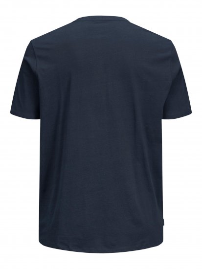 Jack & Jones Joshua T-shirt Navy - Тениски - мъжки тениски големи размери