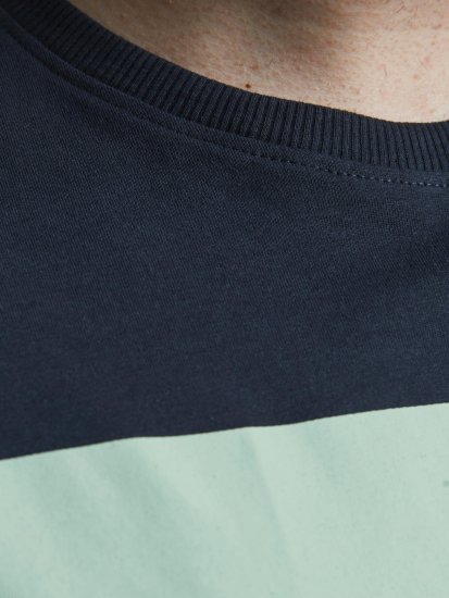 Jack & Jones Joshua T-shirt Navy - Тениски - мъжки тениски големи размери