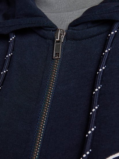 Jack & Jones Califlomax Sweat Hood Navy blazer - Суичъри & cуичъри с качулка - мъжки суичъри големи размери