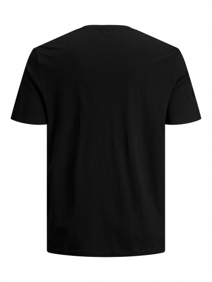 Jack & Jones Booster T-shirt Black - Тениски - мъжки тениски големи размери
