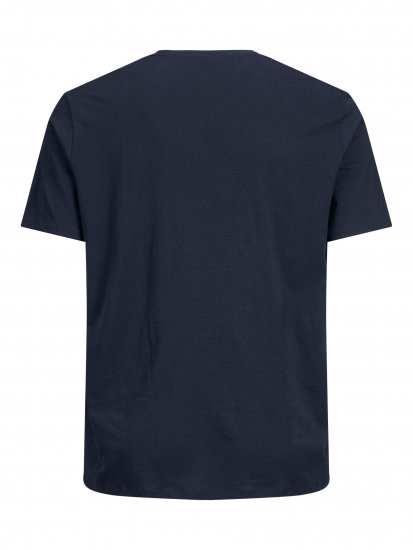 Jack & Jones Booster T-shirt Navy - Тениски - мъжки тениски големи размери