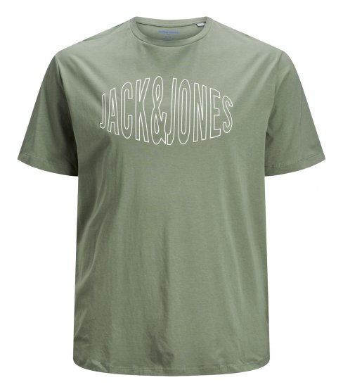 Jack & Jones Preston T-Shirt Sea Spray - Тениски - мъжки тениски големи размери
