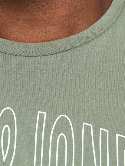 Jack & Jones Preston T-Shirt Sea Spray - Тениски - мъжки тениски големи размери