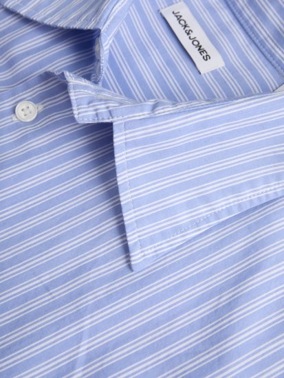 Jack & Jones Cody Poplin Long Sleeve Shirt Windsurfer - Ризи - мъжки ризи големи размери