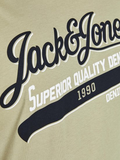Jack & Jones JJELOGO TEE Light Green - Тениски - мъжки тениски големи размери