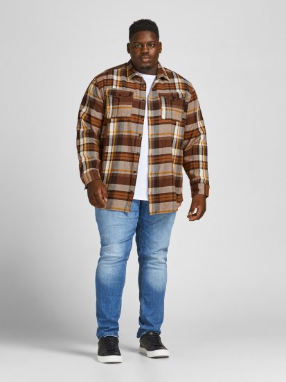 Jack & Jones JPRBLUWOODLAND Checked Shirt - Ризи - мъжки ризи големи размери