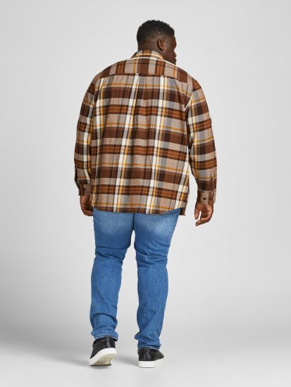 Jack & Jones JPRBLUWOODLAND Checked Shirt - Ризи - мъжки ризи големи размери