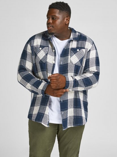 Jack & Jones JORHERITAGE Overshirt - Ризи - мъжки ризи големи размери