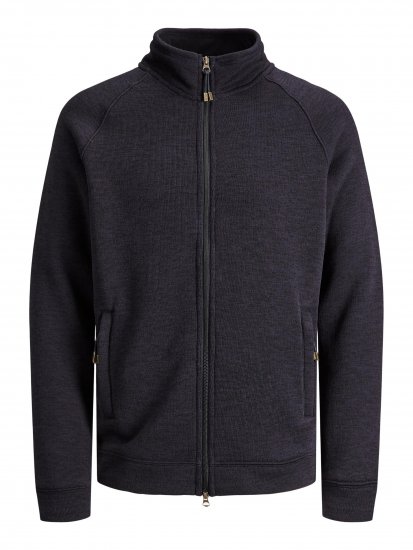 Jack & Jones JPRBLUMARLON Zip Hoodie Dark Purple - Суичъри & cуичъри с качулка - мъжки суичъри големи размери
