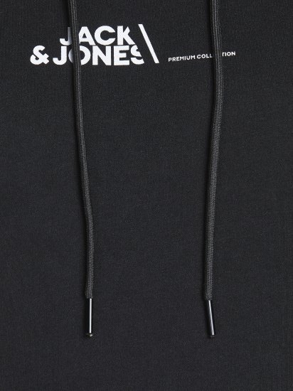 Jack & Jones JPRBLABOOSTER SWEAT Black - Суичъри & cуичъри с качулка - мъжки суичъри големи размери