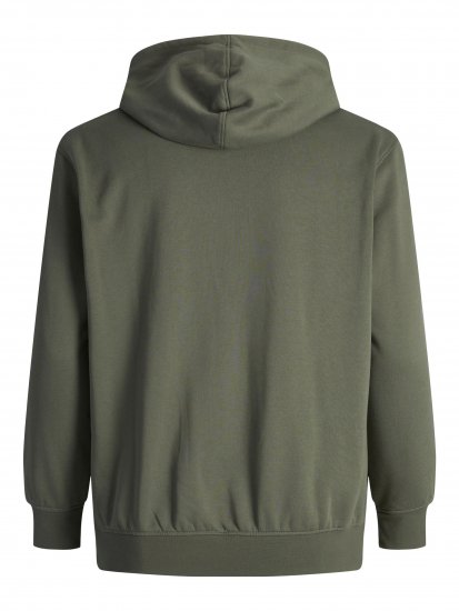 Jack & Jones JPRBLUBOOSTER SWEAT Hoodie Khaki - Суичъри & cуичъри с качулка - мъжки суичъри големи размери