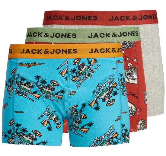 Jack & Jones JACJAXON Boxers 3-pack - Бельо & Бански шорти - Мъжко бельо големи размери
