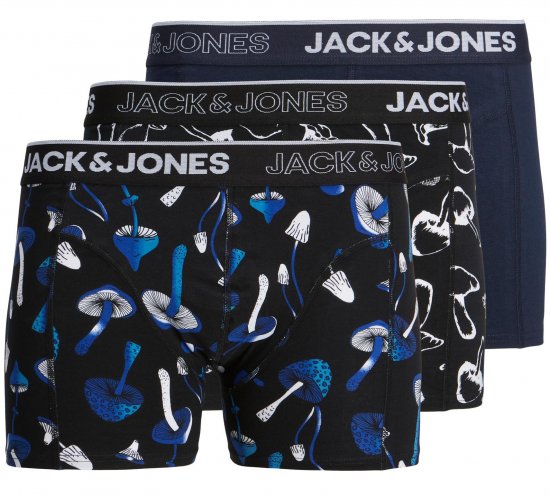 Jack & Jones JACMUSHROOM Boxers 3-pack - Бельо & Бански шорти - Мъжко бельо големи размери