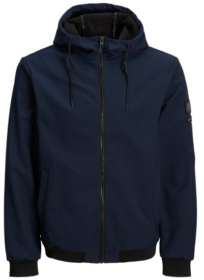 Jack & Jones JCOCLASSIC Waffle Jacket Navy Blazer - Якета - мъжки якета големи размери