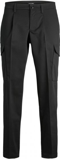 Jack & Jones JPSTBILL JJCLEAN TAPERED CARGO TROUSERS Black - Дънки и панталони - мъжки Дънки и панталони големи размери