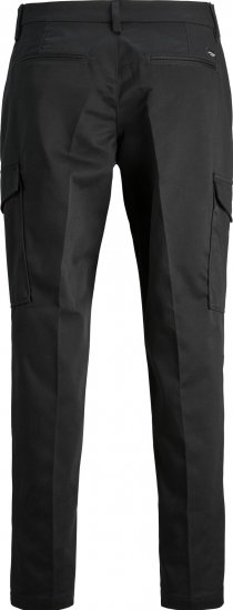 Jack & Jones JPSTBILL JJCLEAN TAPERED CARGO TROUSERS Black - Дънки и панталони - мъжки Дънки и панталони големи размери