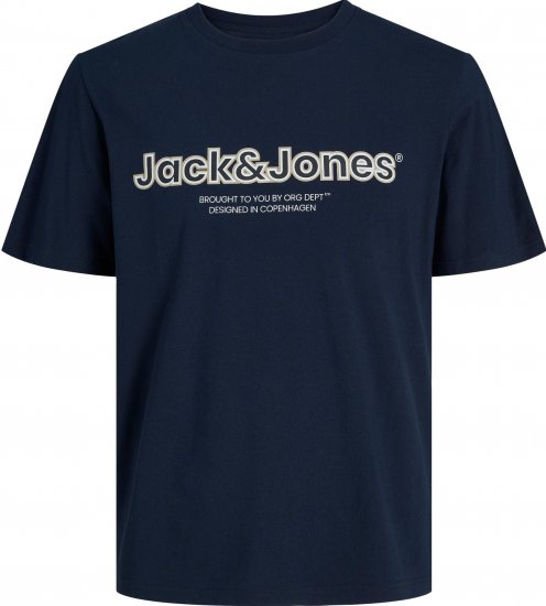 Jack & Jones JORLAKEWOOD BRANDING T-SHIRT - Тениски - мъжки тениски големи размери