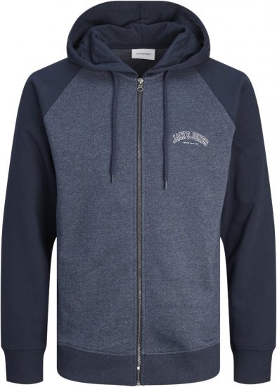 Jack & Jones Ricky Hoodie Navy Blazer - Суичъри & cуичъри с качулка - мъжки суичъри големи размери