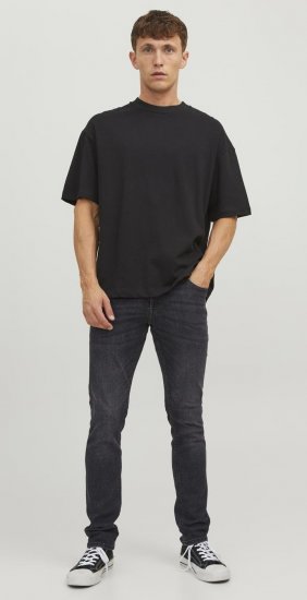 Jack & Jones JJILIAM JJORIGINAL SQ 270 Jeans Black Denim - Дънки и панталони - мъжки Дънки и панталони големи размери