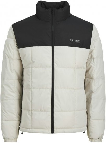 Jack & Jones BEN Windproof Jacket White - Якета - мъжки якета големи размери
