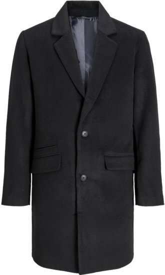 Jack & Jones HAYS Coat Black - Якета - мъжки якета големи размери