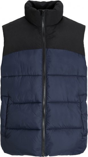 Jack & Jones MOON Bodywarmer Navy Blazer - Якета - мъжки якета големи размери