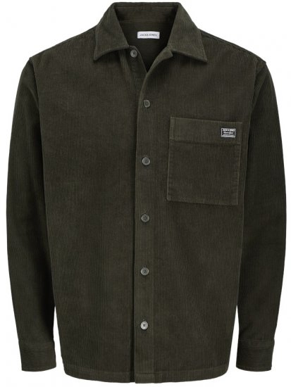 Jack & Jones Corduroy Long Sleeve Overshirt Rosin - Ризи - мъжки ризи големи размери