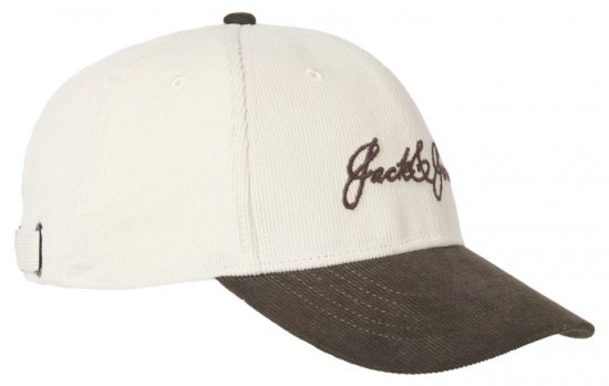 Jack & Jones Base Corduroy Cap Antique White - Аксесоари - 
