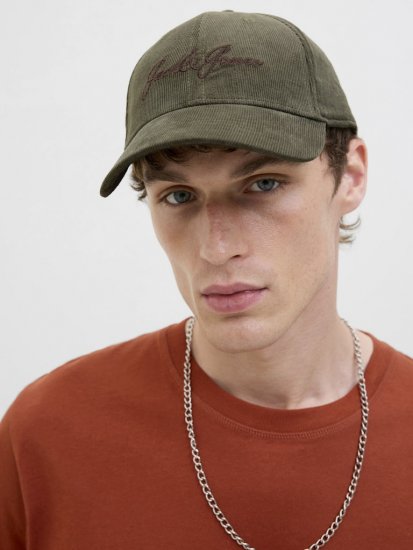 Jack & Jones Base Corduroy Cap Dusty Olive - Аксесоари - 