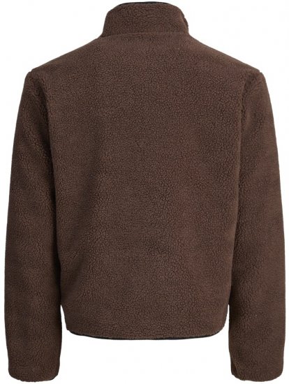 Jack & Jones Norrebro Teddy Jacket Deep Mahogany - Якета - мъжки якета големи размери