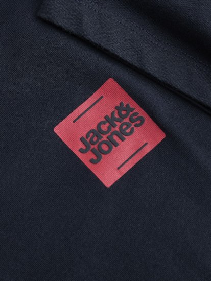 Jack & Jones Brandy Crew Neck T-Shirt Sky Captain - Тениски - мъжки тениски големи размери