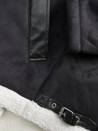 Jack & Jones Cole Aviator Jacket Black - Якета - мъжки якета големи размери