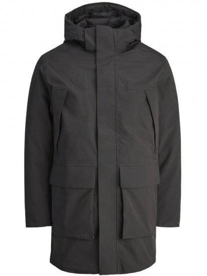 Jack & Jones Moon Parka Black - Якета - мъжки якета големи размери