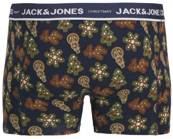Jack & Jones Gingerbread Trunks 3-Pack Black - Бельо & Бански шорти - Мъжко бельо големи размери