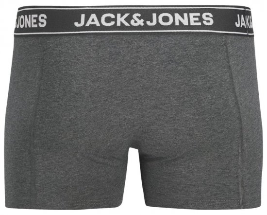 Jack & Jones Black Friday Trunks 3-Pack Grey Black - Бельо & Бански шорти - Мъжко бельо големи размери