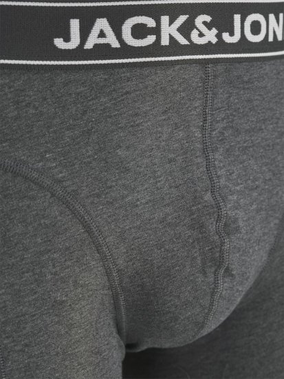 Jack & Jones Black Friday Trunks 3-Pack Grey Black - Бельо & Бански шорти - Мъжко бельо големи размери