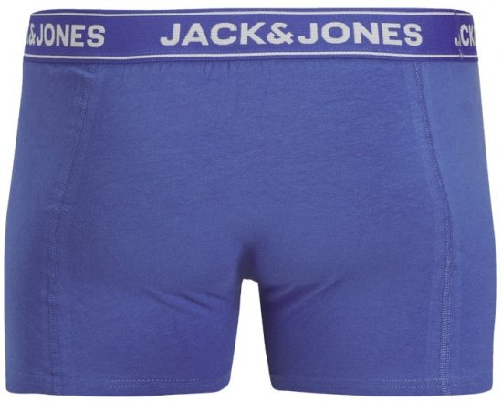 Jack & Jones Black Friday Trunks 3-Pack Blue Black - Бельо & Бански шорти - Мъжко бельо големи размери