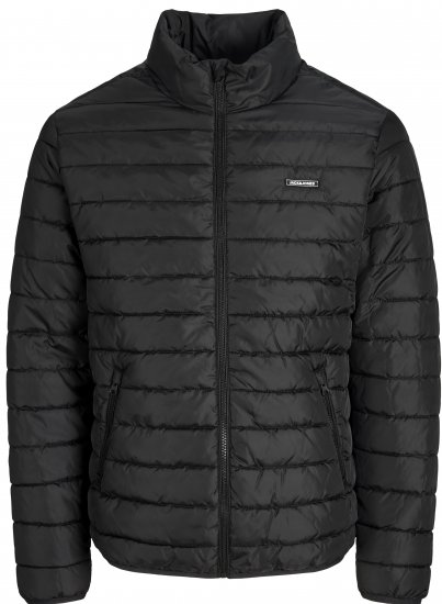 Jack & Jones Elvis Light Puffer Collar Jacket Black - Якета - мъжки якета големи размери