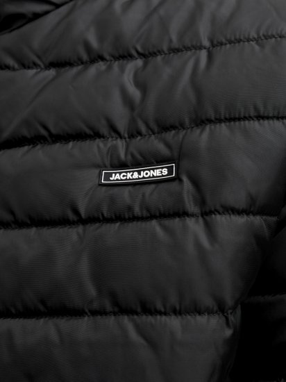 Jack & Jones Elvis Light Puffer Collar Jacket Black - Якета - мъжки якета големи размери