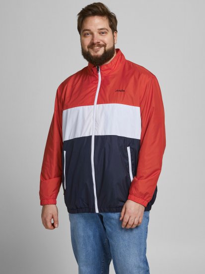 Jack & Jones Hunter Light Jacket Red - Якета - мъжки якета големи размери