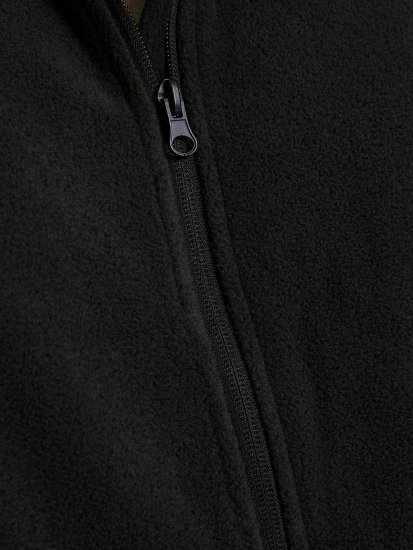 Jack & Jones Hype Fleece Black - Якета - мъжки якета големи размери