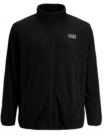 Jack & Jones Hype Fleece Black - Якета - мъжки якета големи размери