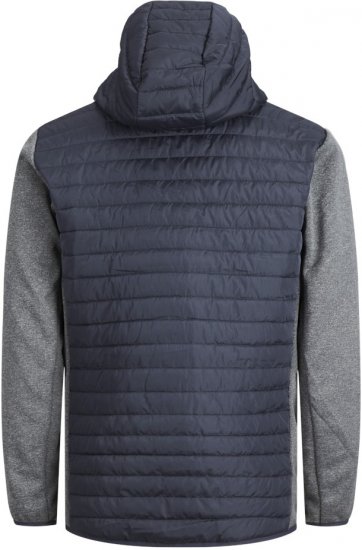 Jack & Jones MULTI QUILTED SET-IN Sleeves Jacket Grey Melange - Якета - мъжки якета големи размери