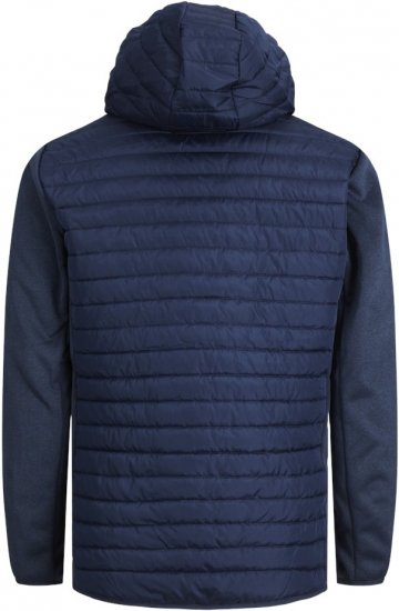 Jack & Jones MULTI QUILTED SET-IN Sleeves Jacket Navy Blazer - Якета - мъжки якета големи размери