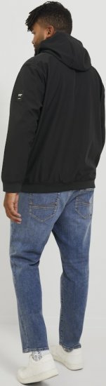 Jack & Jones BASIC Water-Resistant Softshell Jacket Black - Якета - мъжки якета големи размери