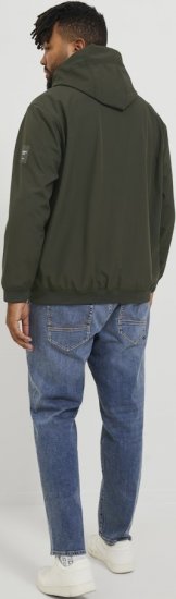 Jack & Jones BASIC Water-Resistant Softshell Jacket Green - Якета - мъжки якета големи размери