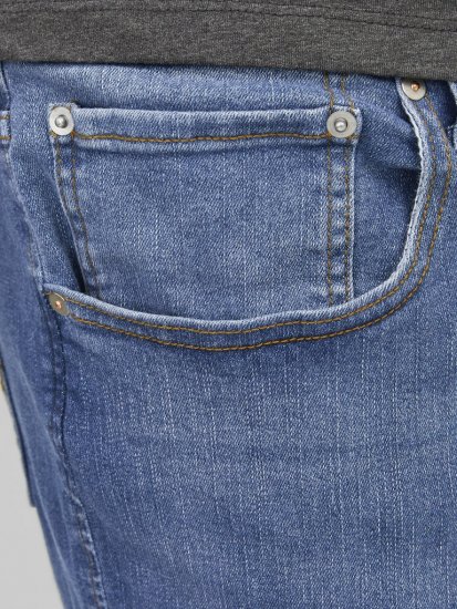 Jack & Jones MIKE ORIGINAL SQ 223 Jeans Blue Denim - Дънки и панталони - мъжки Дънки и панталони големи размери