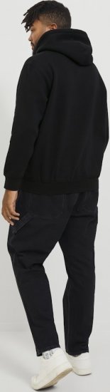 Jack & Jones ESTERBRO Hoodie Black - Суичъри & cуичъри с качулка - мъжки суичъри големи размери
